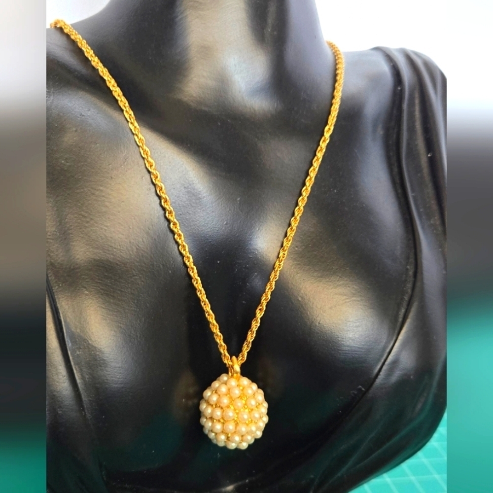 Joan Rivers  Necklace with Intricate Pendant